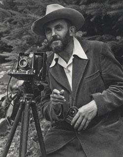 Ansel Adams with Camera